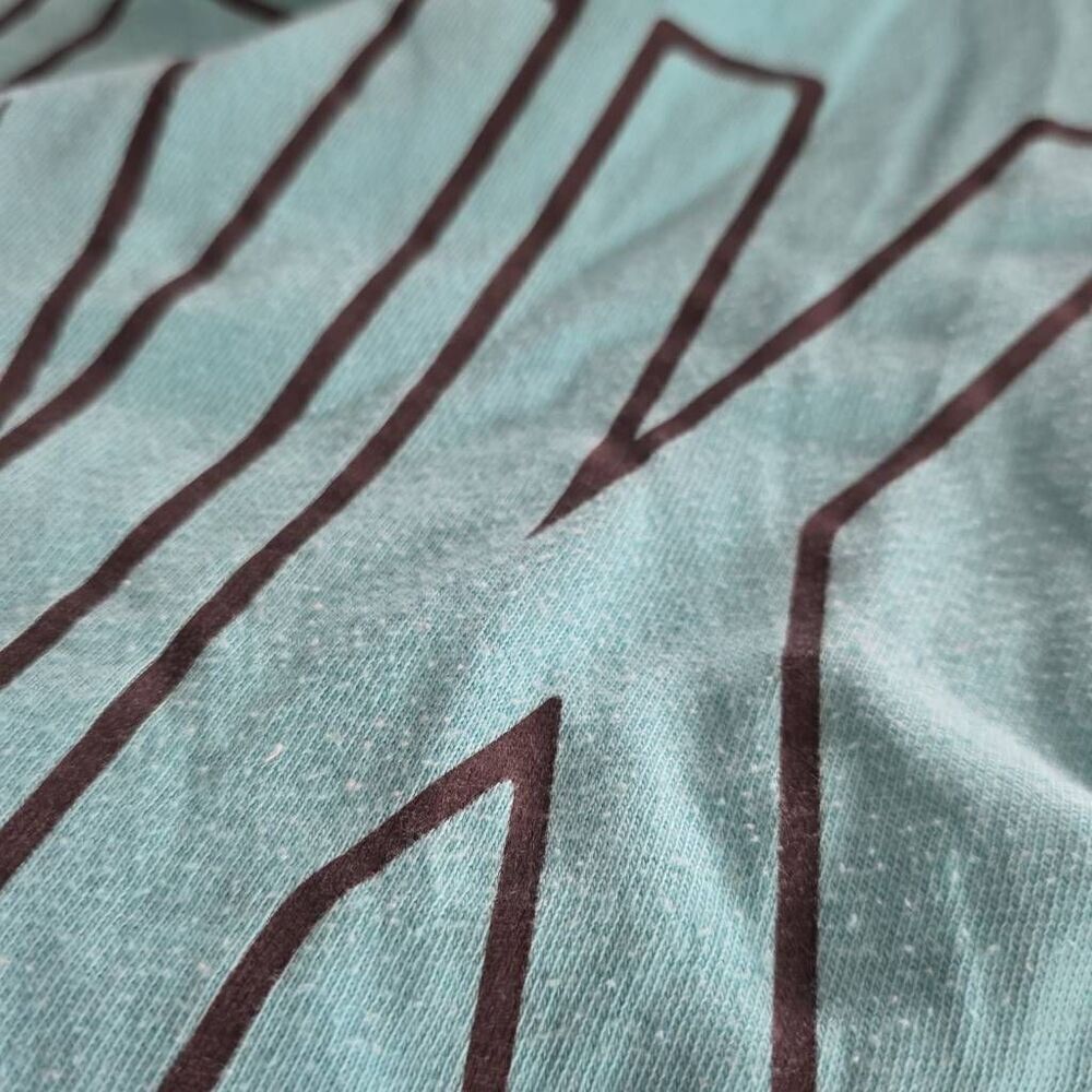 Victoria's Secret Pink Women's Size Large Blue Long Sleeve Logo Mesh T-shirt - Picture 7 of 7